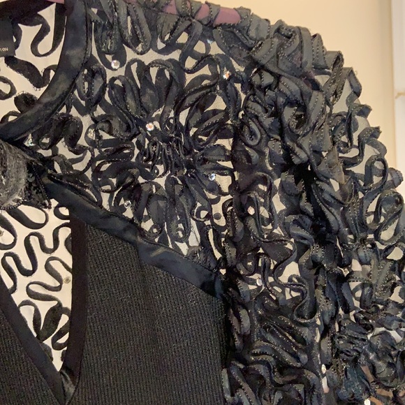 Vintage Knit El Ana Collection Cocktail Dress M - Picture 11 of 13